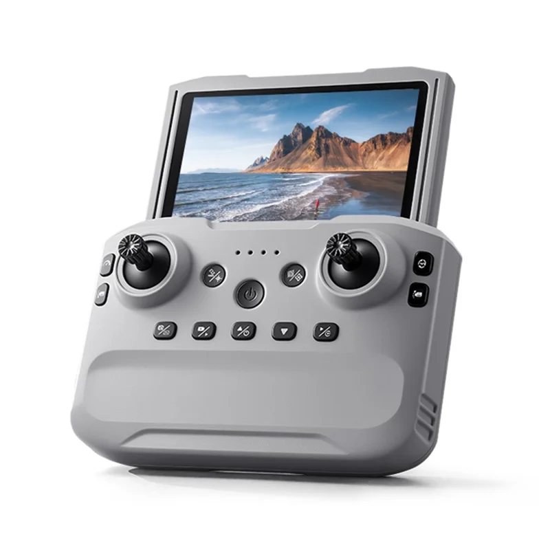 Drone M5 com 1 Bateria, Posicionamento por Fluxo Ótico, Motor sem Escovas, Quadricóptero com Controlador com Ecrã Retrátil de 4,3 Polegadas - Preto