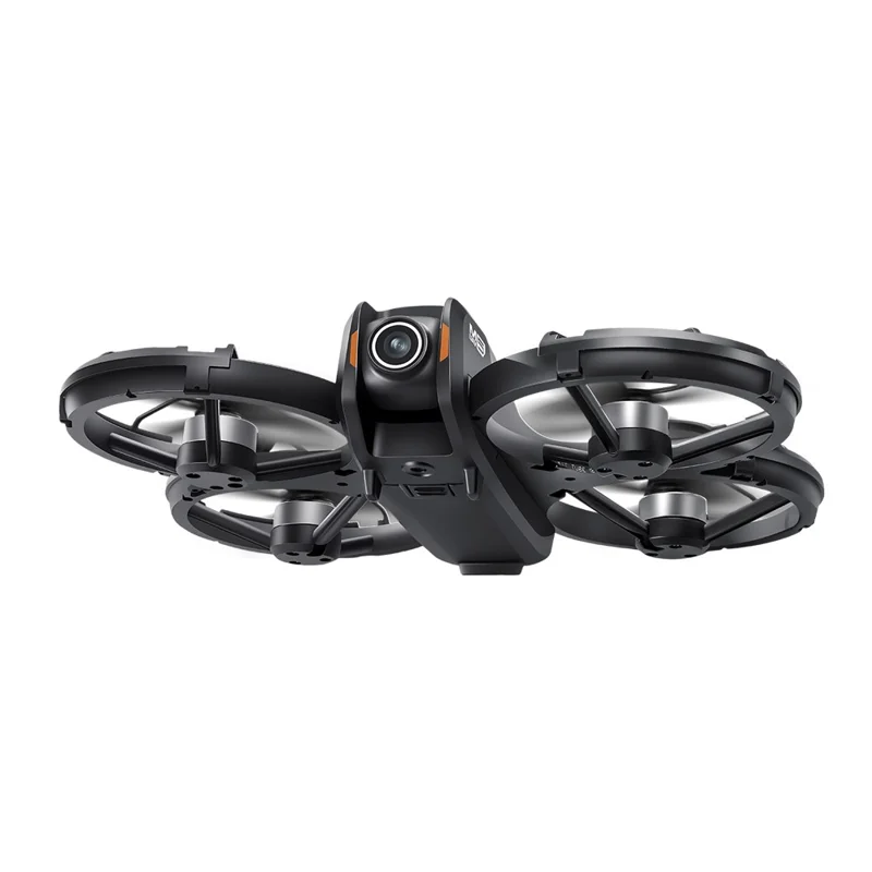Drone M5 com 1 Bateria, Posicionamento por Fluxo Ótico, Motor sem Escovas, Quadricóptero com Controlador com Ecrã Retrátil de 4,3 Polegadas - Preto