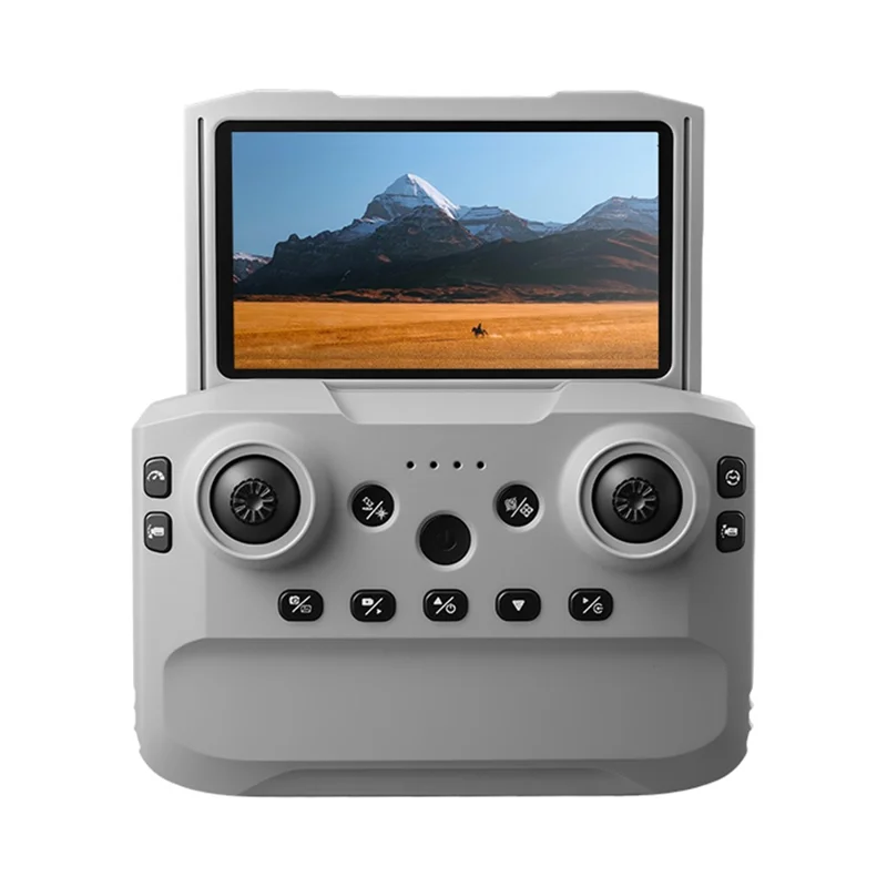 Drone M5 com 3 Baterias, Posicionamento por Fluxo Ótico, Motor sem Escovas, Quadricóptero com Controlador com Ecrã Retrátil de 4,3 Polegadas - Preto