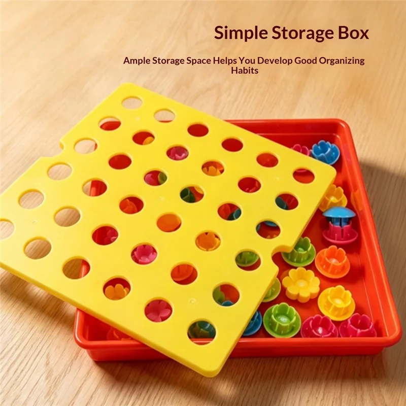 Brinquedo Educativo Infantil DIY com Engrenagens Geométricas para Treino Lógico - WH2161