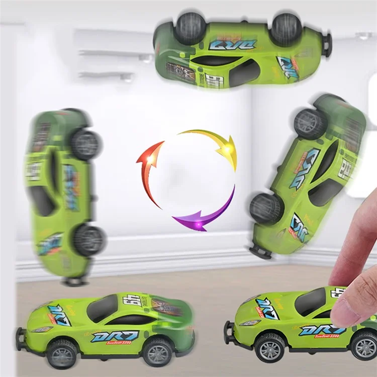 U212-42A 6Pcs Mini Iron Shell Pull-back Car Model Children Bounce Racing Car Toy - Random Color