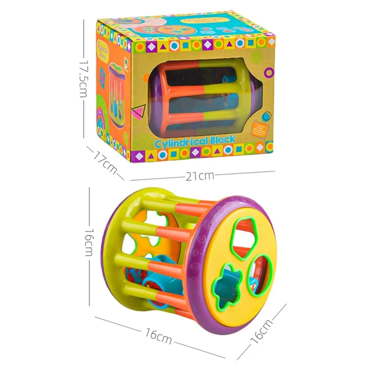Jouet de tri de forme YH8328 pour tout-petits, bébés et enfants Blocs de construction Apprentissage de la géométrie Jouets d'appariement et de tri éducatifs