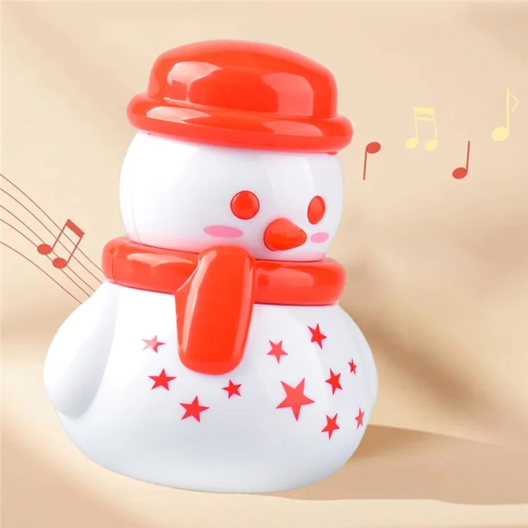 YH8331 Weihnachten Kleine Schneemannfiguren Spielzeug Mini Tumbler Daruma Weihnachtsspielzeug Für Desktop -dekoration Set Für Desktop -dekoration