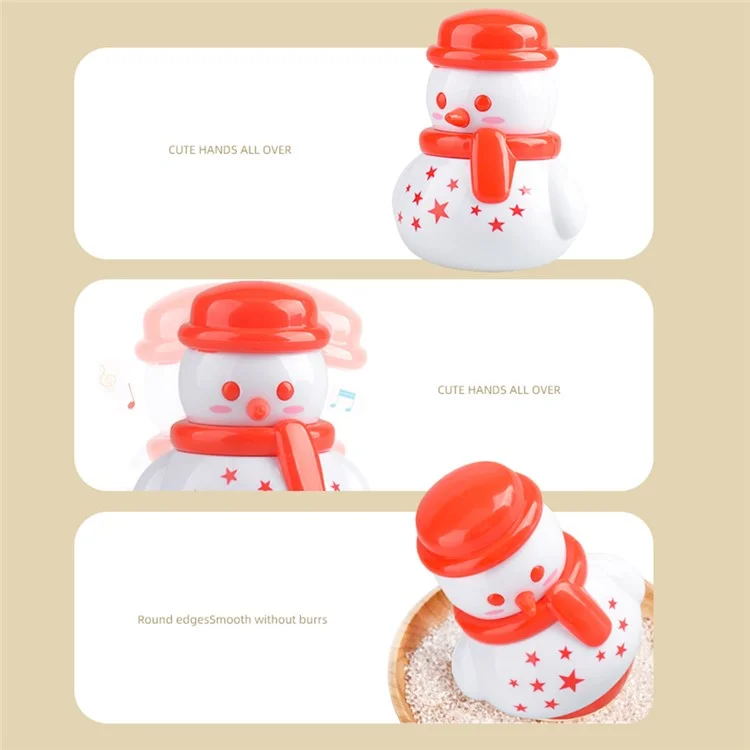 YH8331 Christmas Small Snowman Figures Toys Mini Tumbler Daruma Noël Toys Pour Décoration de Bureau