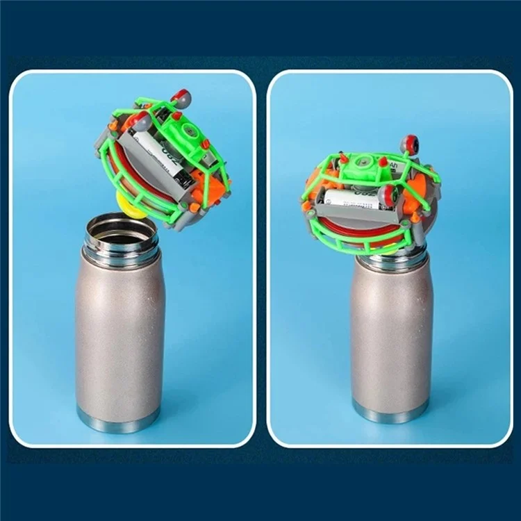 Jouet de Licorne Tumbler Marcheur Monocycle Anti-Gravité Jouet Monocycle et Robot d'Équilibre Gyro à 2 Modes pour Enfants - Vert