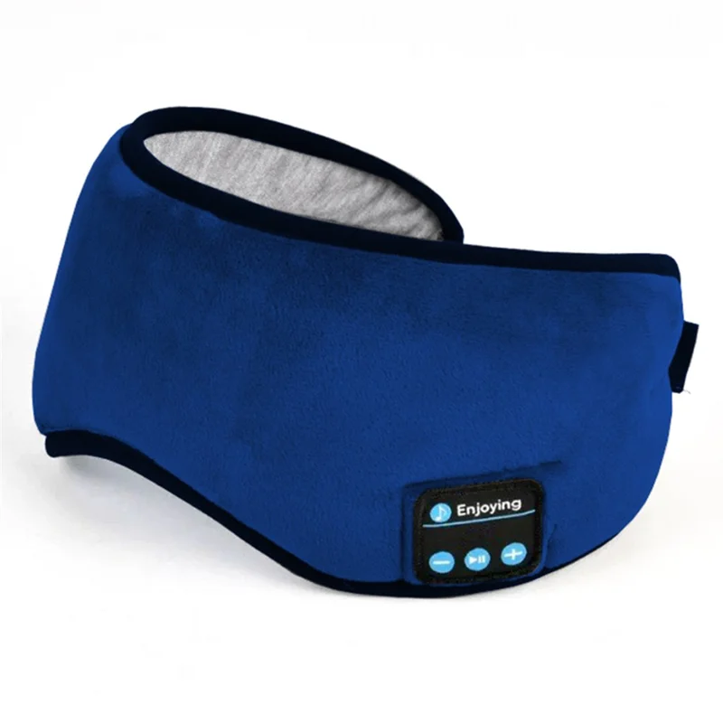 Sleep Shading Bluetooth-compatible 5.3 Eye Mask Home Travel Smart Music Playing Eye Mask - Blue