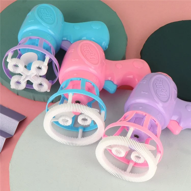 Ventilador Design Elétrico Brinquedo Gerador de Bolhas de Sabão para Crianças - Roxo