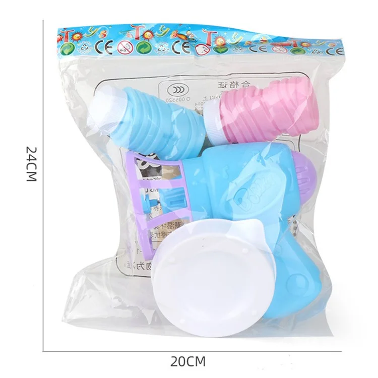 Ventilador Design Elétrico Brinquedo Gerador de Bolhas de Sabão para Crianças - Roxo