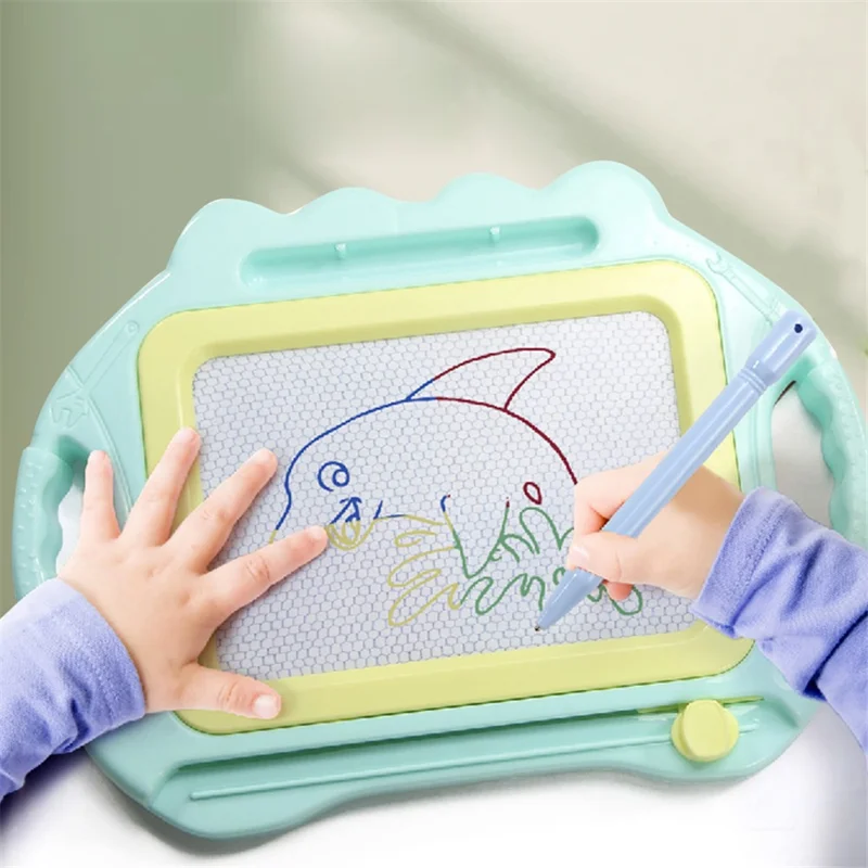 YW156C Magnetic Drawing Board Children Graffiti Drawing Writing Board Educational Toy - Pink