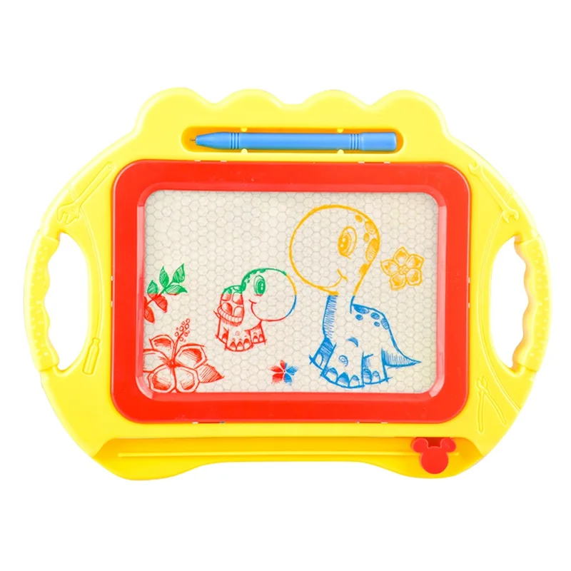 YW156C Magnetic Drawing Board Children Graffiti Drawing Writing Board Educational Toy - Yellow
