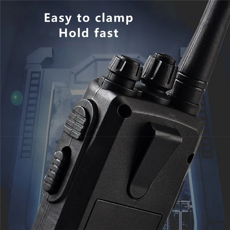 LZ031 1 Pair Kids Walkie Talkies Gifts Voice Call Family Walkie Talkie for Camping Hiking Indoor Outdoor - Black