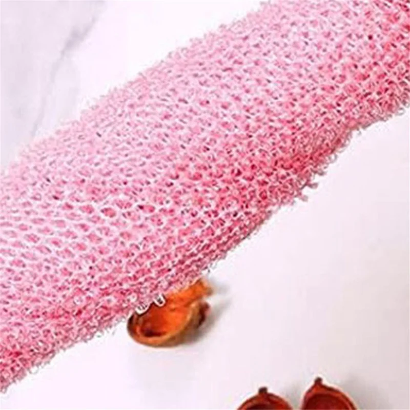 African Net Sponge Mesh Back Scrubber Bath Towel Nylon Shower Exfoliating Cloth - Blue