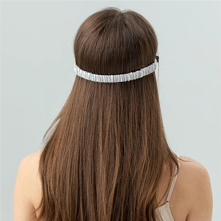 Ultra-Soft Mulberry Silk Sleep Eye Mask Eye Cover Eyeshade - Silver