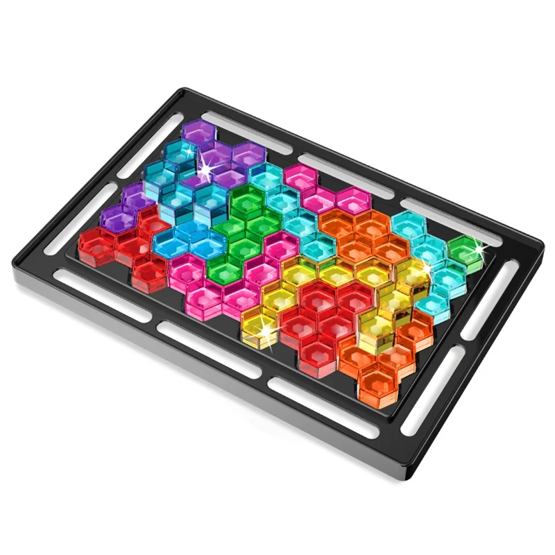 2-in-1 Puzzel Schaak Ouder-kind Interactief Bordspel Hand-oogcoördinatie Educatief Speelgoed - Rechthoekig