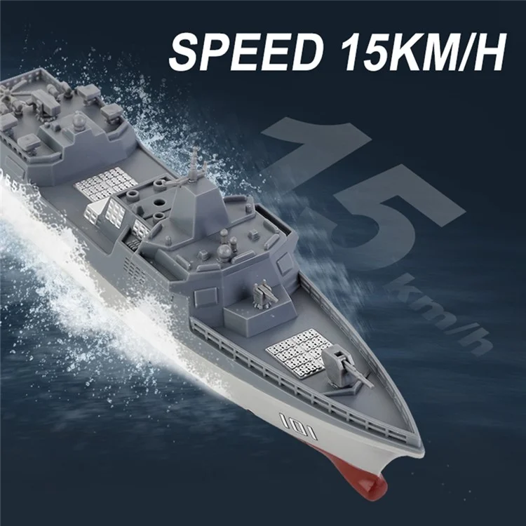 Bateau RC mini 777-583 2.4G électrique modèle d'aviation militaire haute vitesse télécommandé jouet destroyer bateau
