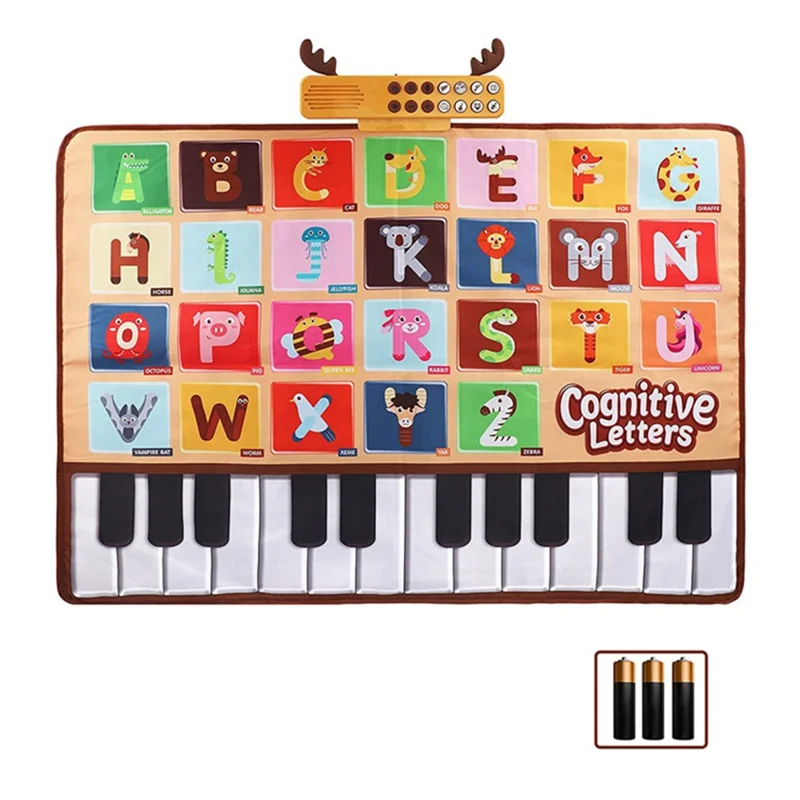 Musical Play Mat for Kids Piano Keyboard Dance Mat Crawling Mat Educational Toy