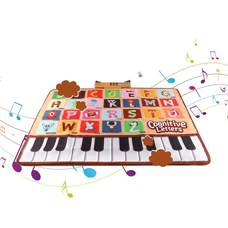 Musical Play Mat for Kids Piano Keyboard Dance Mat Crawling Mat Educational Toy