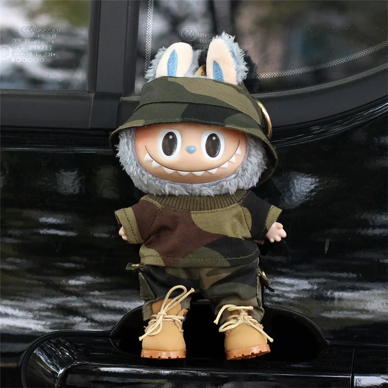 17cm Doll Clothes Military Camouflage Uniform Set for 1st  /  2nd  /  3rd Generation Figure Outfits (No Doll)