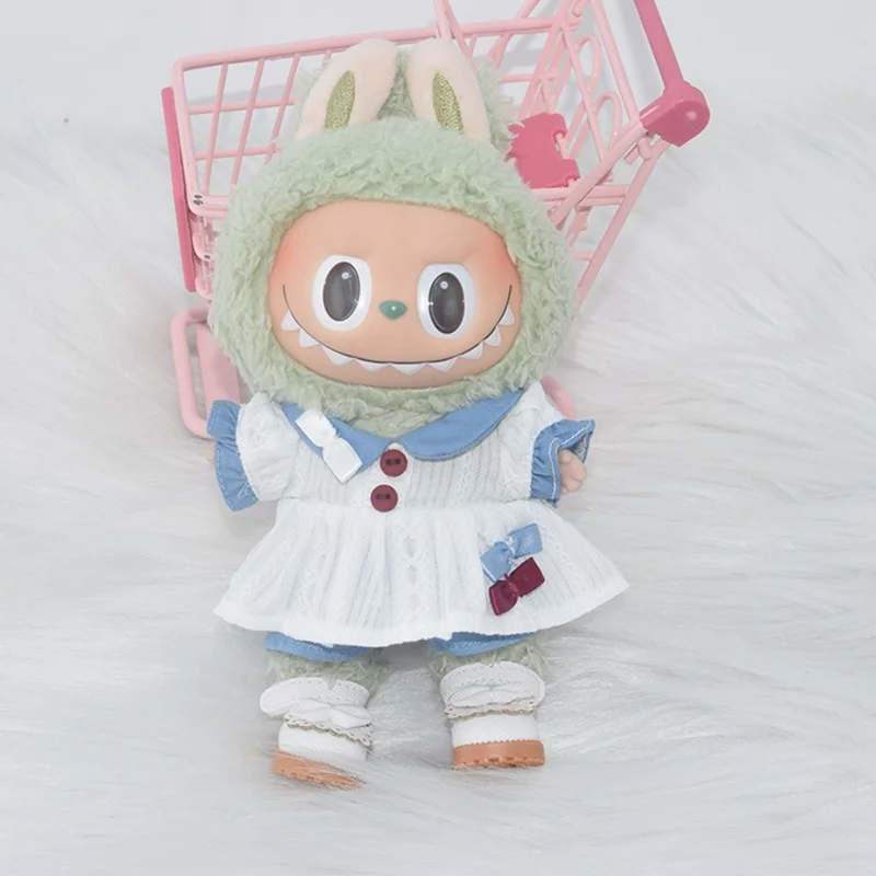 Plush Doll Clothes Outfit Dress Set for 17cm Figures (No Doll)