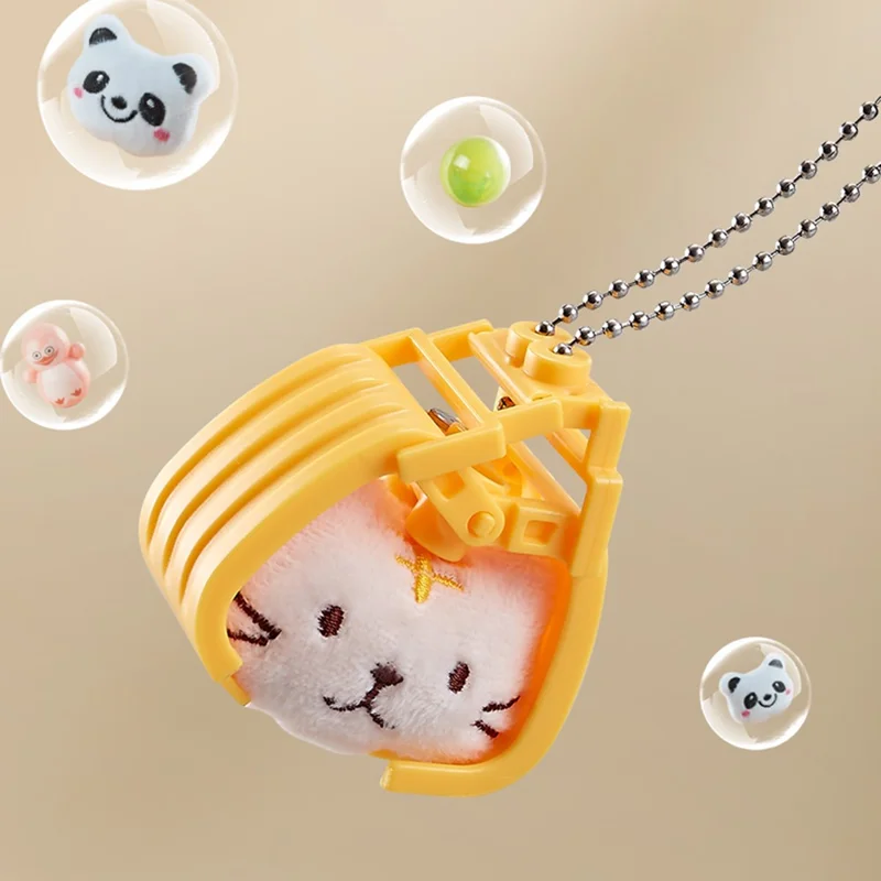 SJL6739 Claw Machine for Kids Spaceman Capsule Claw Game Prizes Toy 2 Power Supply Modes - Pink