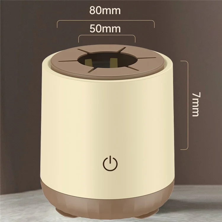 Electric Milk Bottle Shaker USB Rechargeable No Lumps Automatic Baby Milk Powder Mixing Machine - Khaki