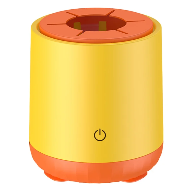 Electric Milk Bottle Shaker USB Rechargeable No Lumps Automatic Baby Milk Powder Mixing Machine - Yellow