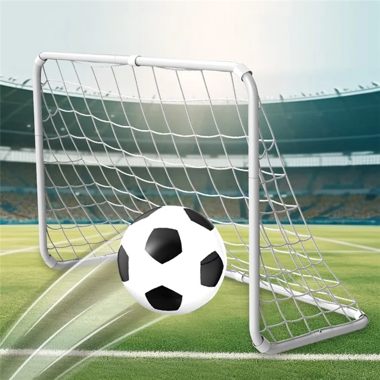 2388-50 Outdoor Sports Football Playing Soccer Training Net Kids Football Goal Set