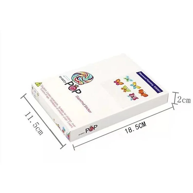 SS120 12PCS Kid's Diamond Painting Sticker Niedliche Krokodil-selbstkleber Aufkleber Kit DIY Kunst