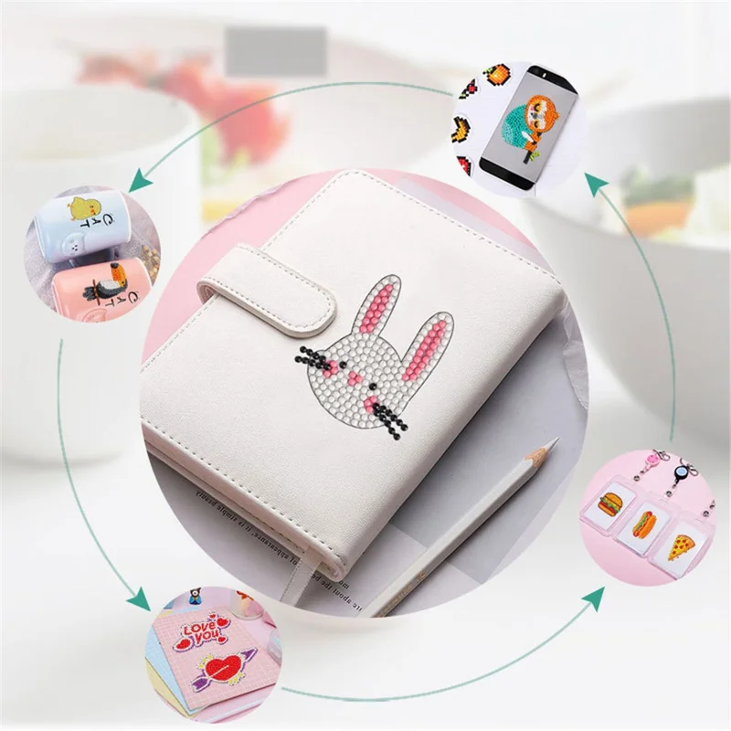 1 Set DIY Art Acrylic Diamond Painting Stickers Kid's Self-Adhesive Sticker Paper Kit for Girls, Boys - SS122