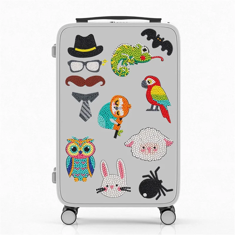 1 Set DIY Art Acrylic Diamond Painting Stickers Kid's Self-Adhesive Sticker Paper Kit for Girls, Boys - SS122