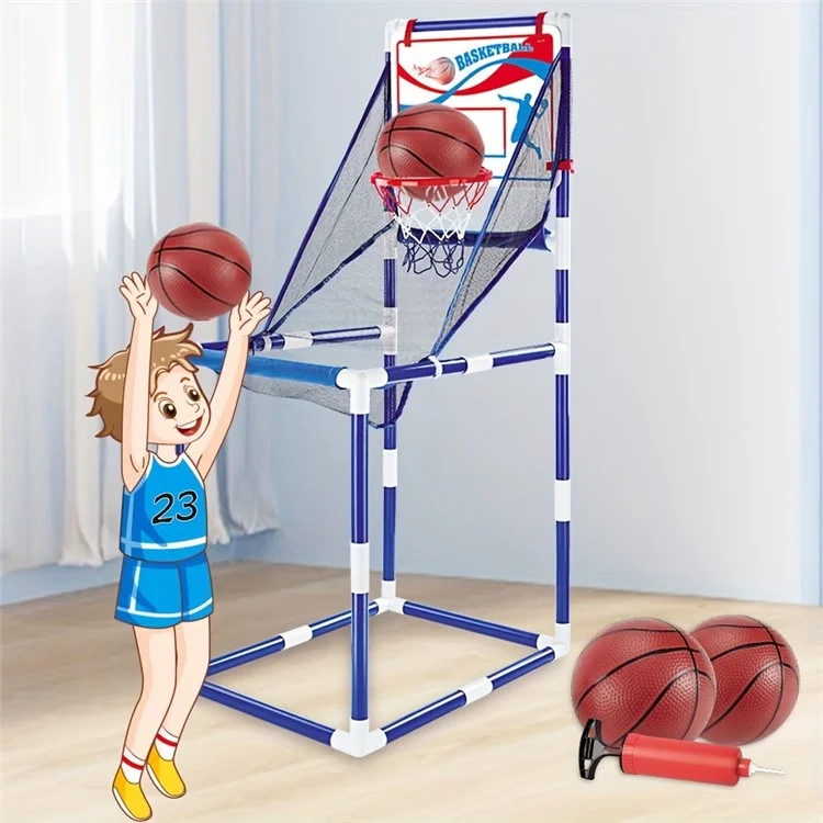 8803 Toddlers Foldable Basketball Hoop Kids Boys Portable Playset Sports Center Toys, Size: M