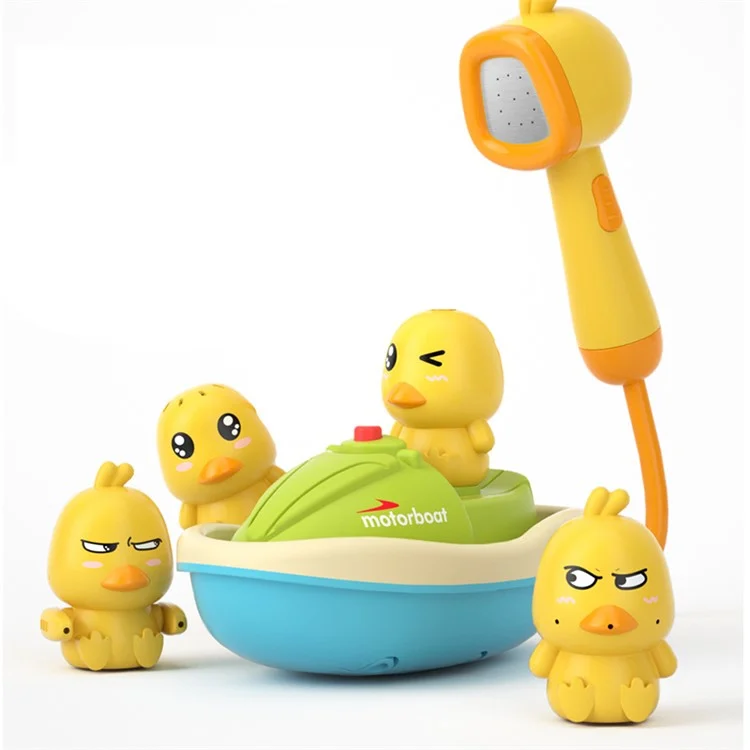 Sprinkler di Anatra Elettrica Carina Giocattolo Giocattolo Anatrocco in Barca Mini Portano Portatile a Spruzzo Per Bambini Per Bambini e Bambini