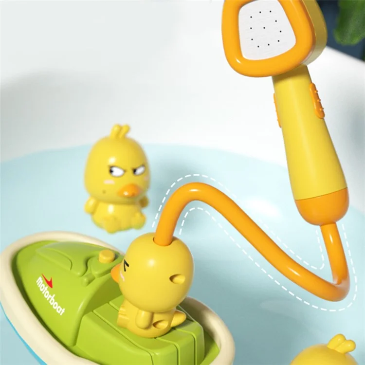Sprinkler di Anatra Elettrica Carina Giocattolo Giocattolo Anatrocco in Barca Mini Portano Portatile a Spruzzo Per Bambini Per Bambini e Bambini