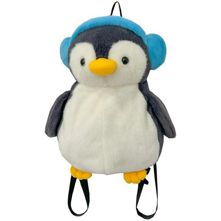 Рюкзак для детей Toddle Plush Penguin School Bag Soft Daypack