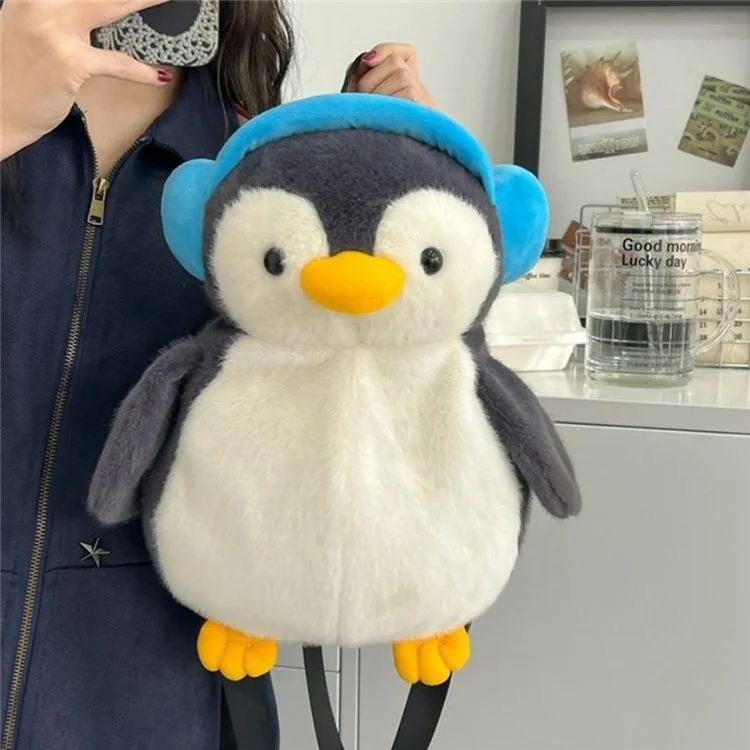Рюкзак для детей Toddle Plush Penguin School Bag Soft Daypack