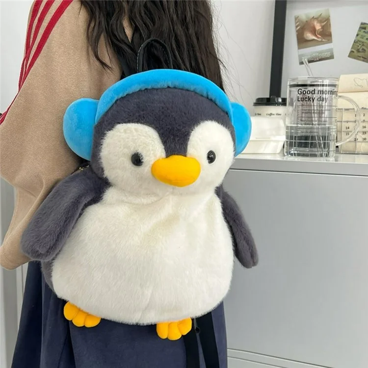 Рюкзак для детей Toddle Plush Penguin School Bag Soft Daypack