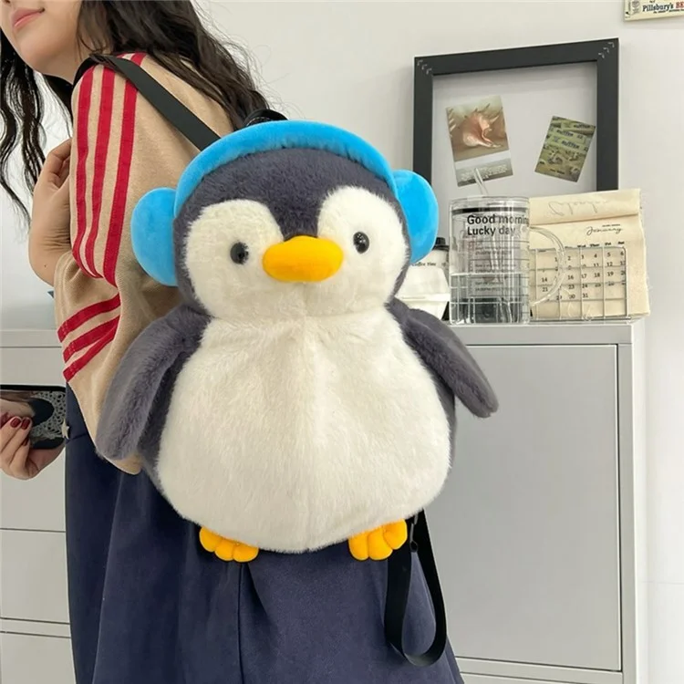 Рюкзак для детей Toddle Plush Penguin School Bag Soft Daypack