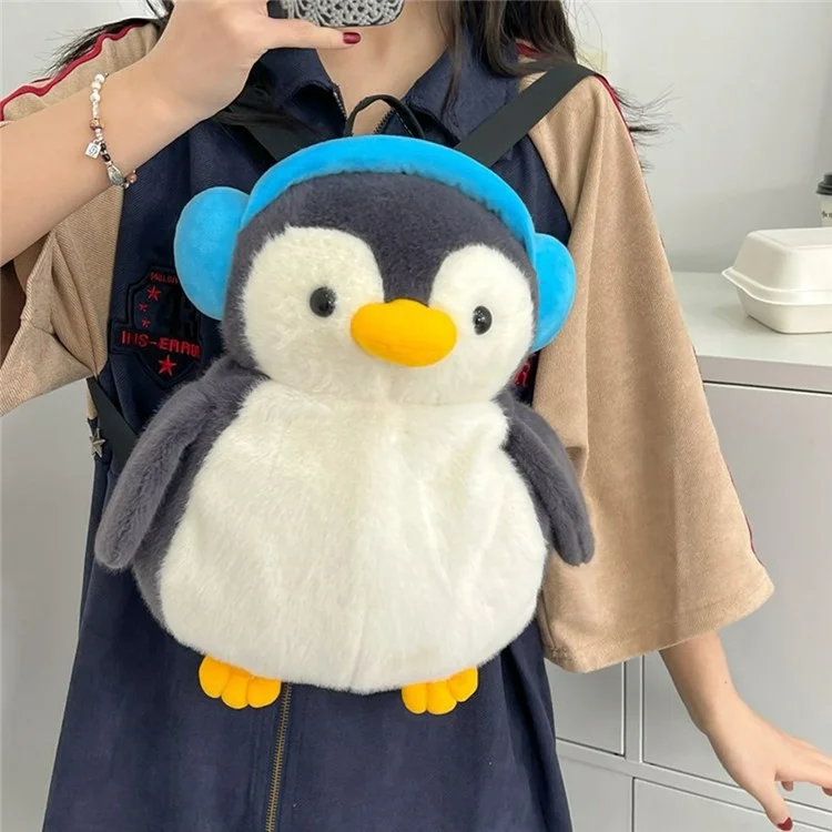 Рюкзак для детей Toddle Plush Penguin School Bag Soft Daypack