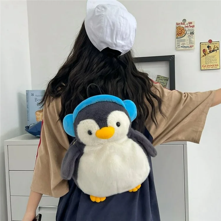 Рюкзак для детей Toddle Plush Penguin School Bag Soft Daypack
