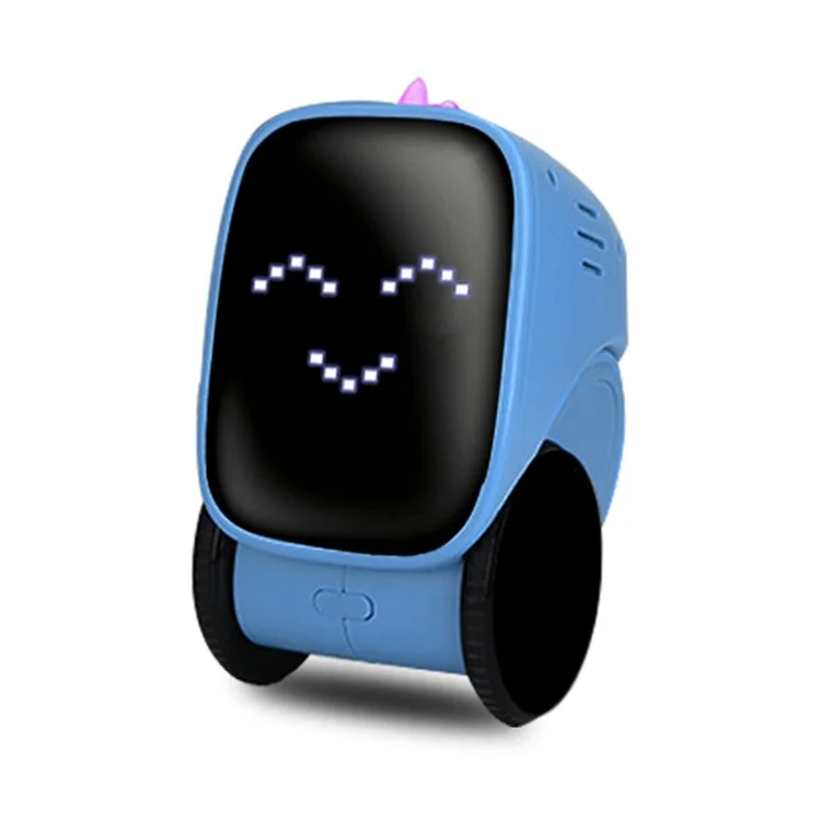 YT6629 Robot Inteligente con Control de Voz Interactivo, Grabación y Sensores Táctiles para Aprendizaje Temprano y Programación Infantil - Azul