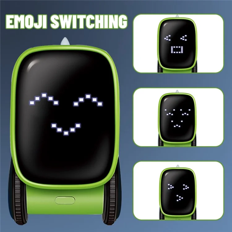 YT6629 Robot Inteligente con Control de Voz Interactivo, Grabación y Sensores Táctiles para Aprendizaje Temprano y Programación Infantil - Azul