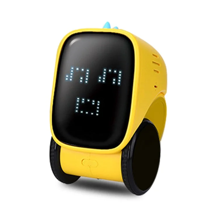 YT6629 Robot Inteligente con Control por Voz, Grabación Interactiva y Sensación Táctil para Aprendizaje Temprano y Programación Infantil - Amarillo