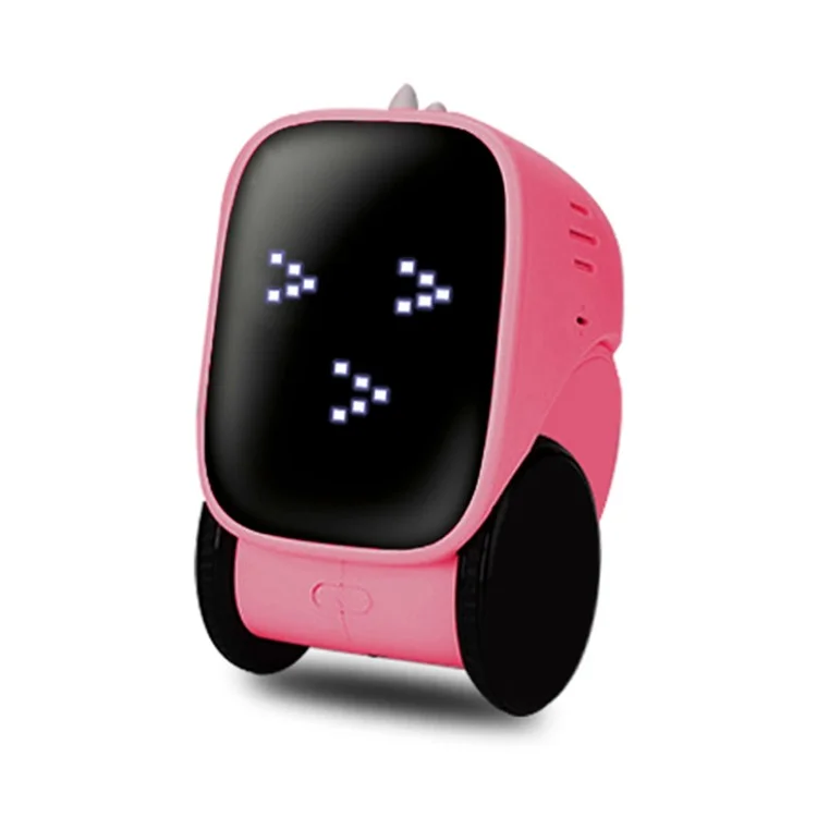 YT6629 Robot Inteligente con Control de Voz, Grabación Interactiva y Sensores Táctiles para Aprendizaje Temprano y Programación Infantil - Rosa