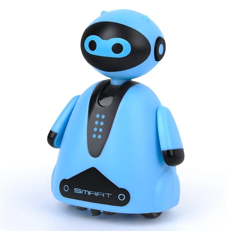Light Sensing Line Following Robot Toy Kids Educational Drawing Toy Inductive Pen Robot - Blue