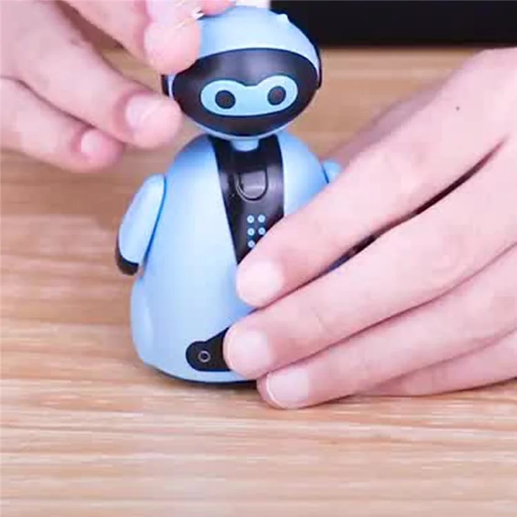 Light Sensing Line Following Robot Toy Kids Educational Drawing Toy Inductive Pen Robot - Blue