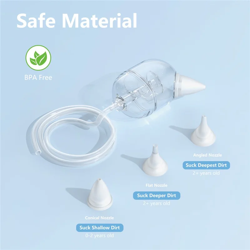QY-201 Baby Nasal Aspirator Electric Nose Suction Device with Lullaby Function 9 Levels Adjustment