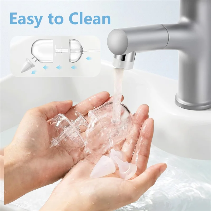 QY-201 Baby Nasal Aspirator Electric Nose Suction Device with Lullaby Function 9 Levels Adjustment