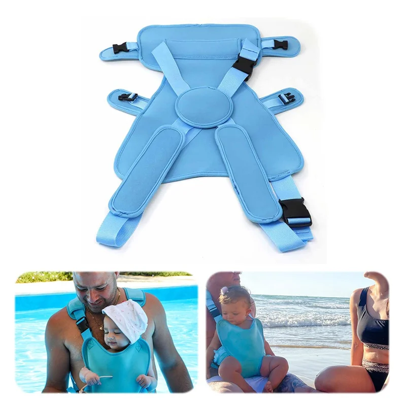Porte-bébé de natation d'été pour plage et piscine, en néoprène, avec support avant et tabouret de hanche ajustable pour nourrisson