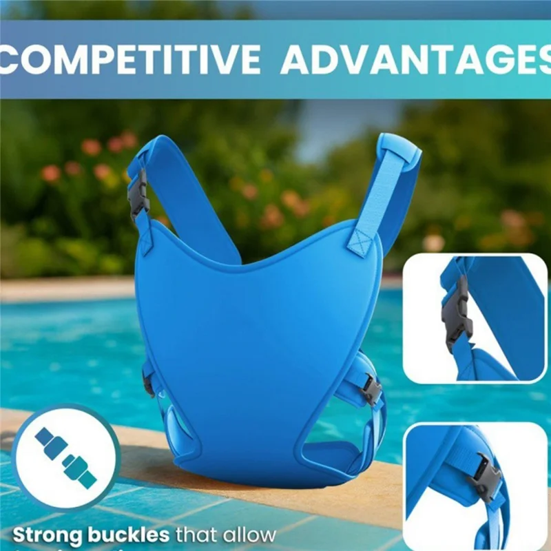 Porte-bébé de natation d'été pour plage et piscine, en néoprène, avec support avant et tabouret de hanche ajustable pour nourrisson