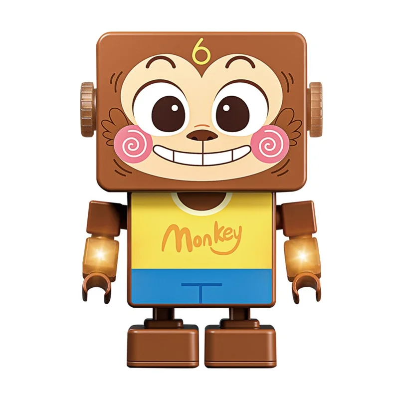 RA20 / RB20 Dancing Animal Robot Electronic Toy with Music and Lights Effects for Children - Monkey